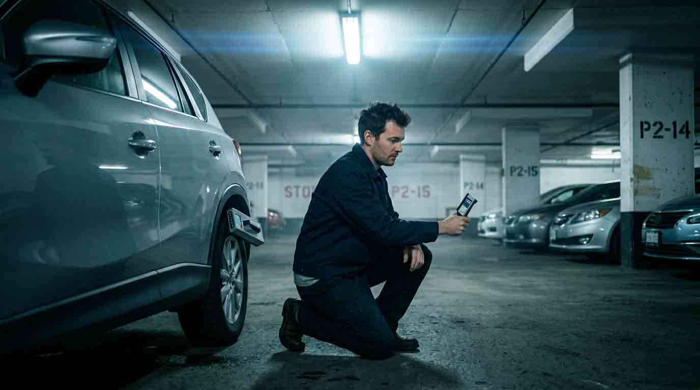 Vehicle GPS tracker and hidden bug detection sweep Ontario