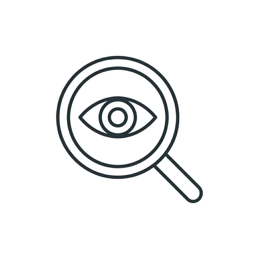 Visual inspection for hidden cameras and listening devices