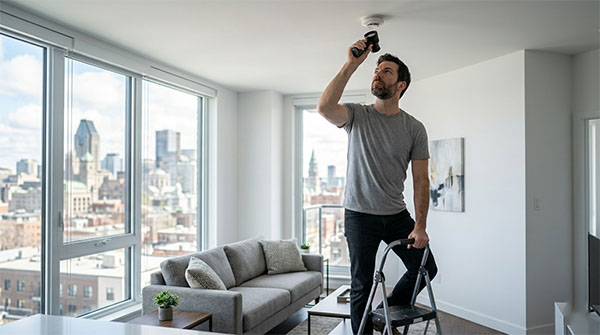 Apartment and Airbnb hidden camera detection sweep Quebec