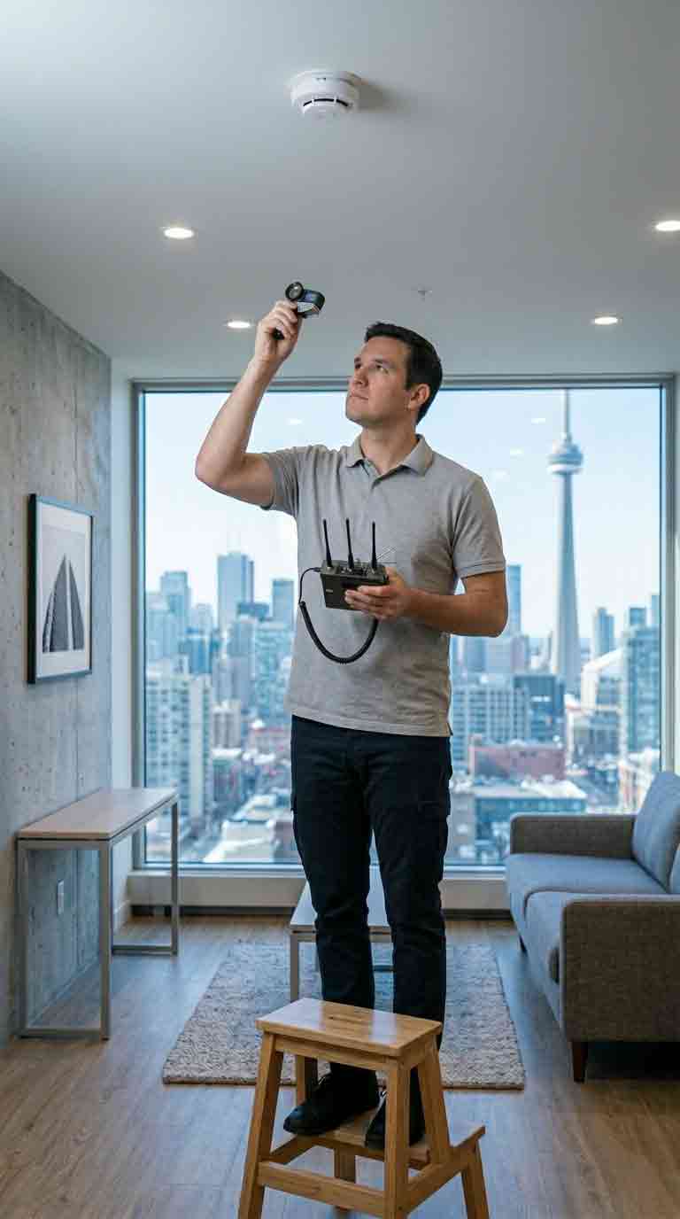 Condo and Airbnb hidden camera detection Toronto