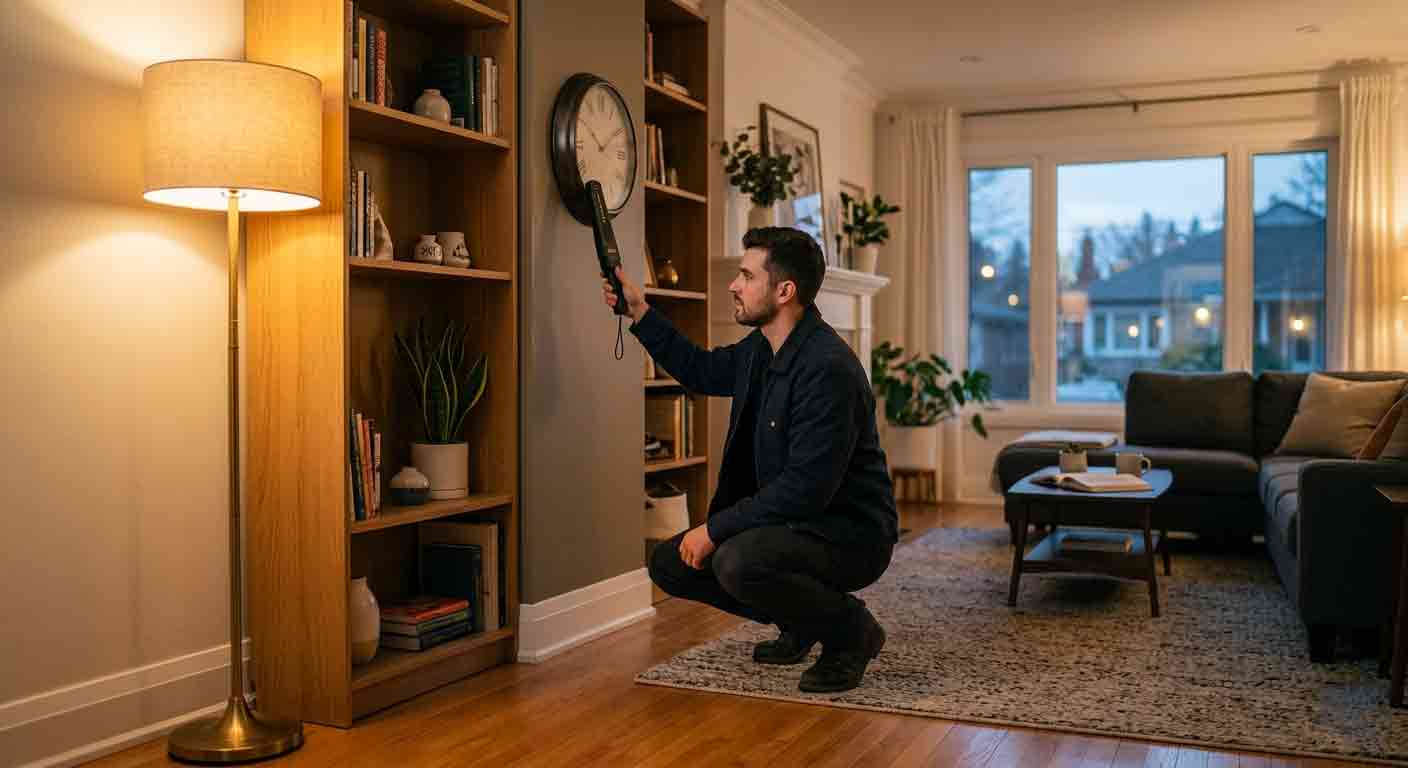 Home hidden bug and camera detection sweep Toronto